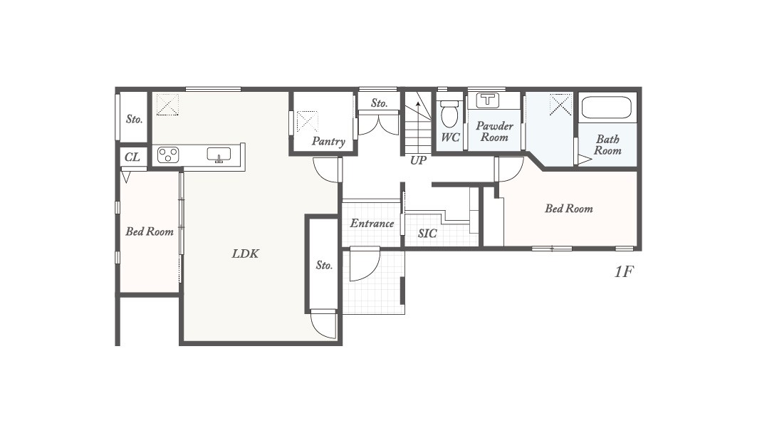 テーマは、ゆとりある“暮らし”と“仕事”。職住を上手に両立した家。