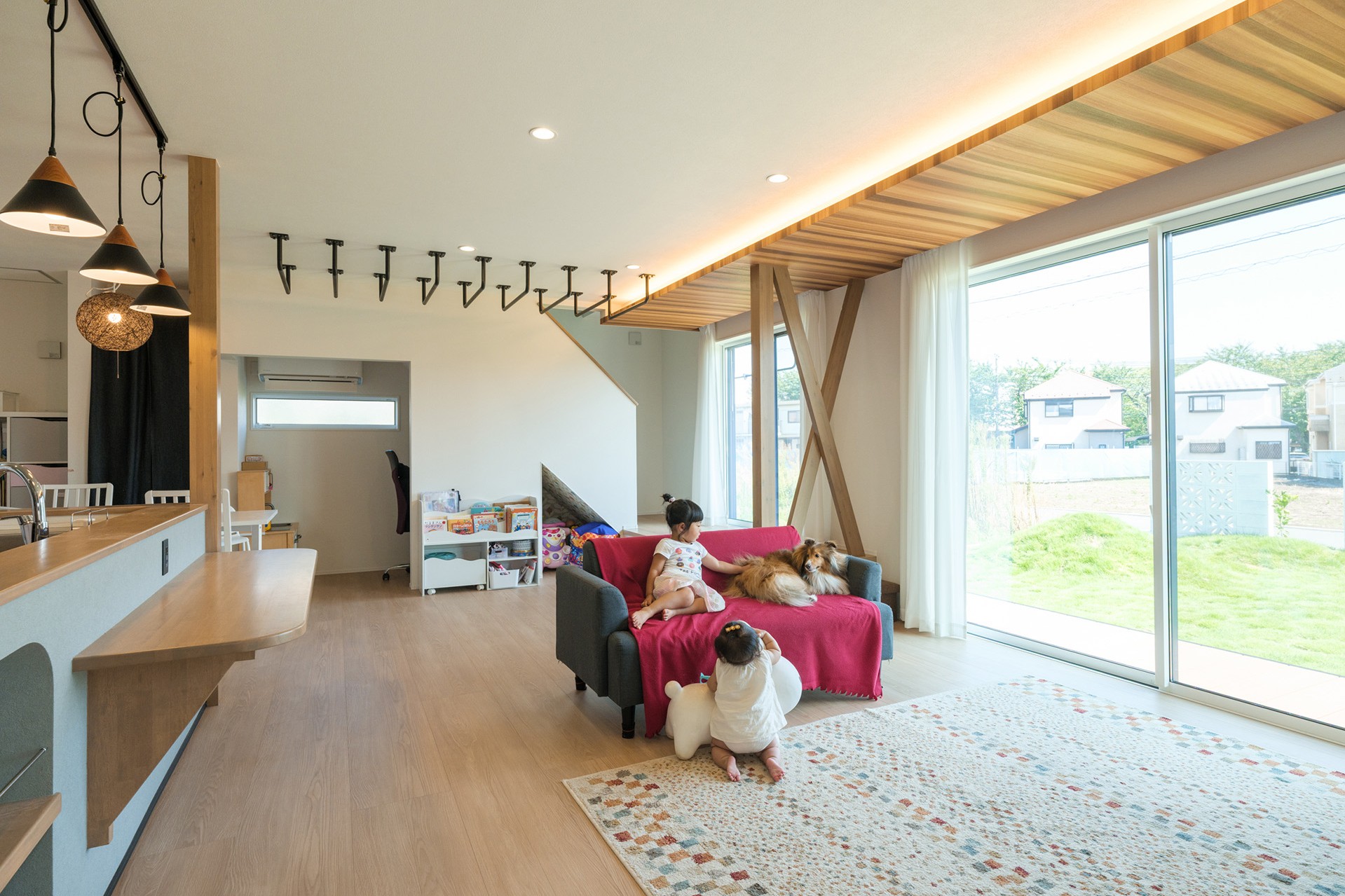 45平米超の広々LDKと雲梯で、家族みんなが楽しめるマイホーム！