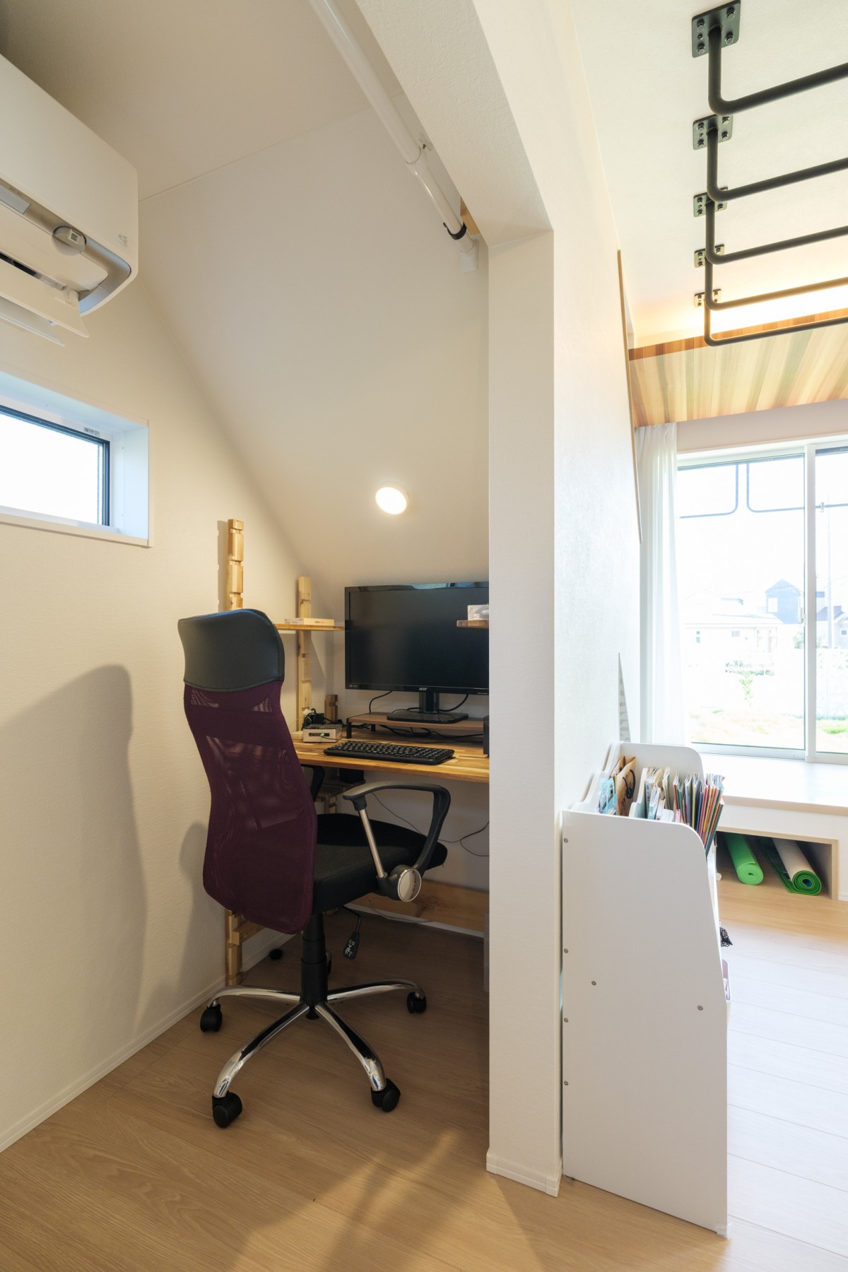 家族を見守れるワークスペース