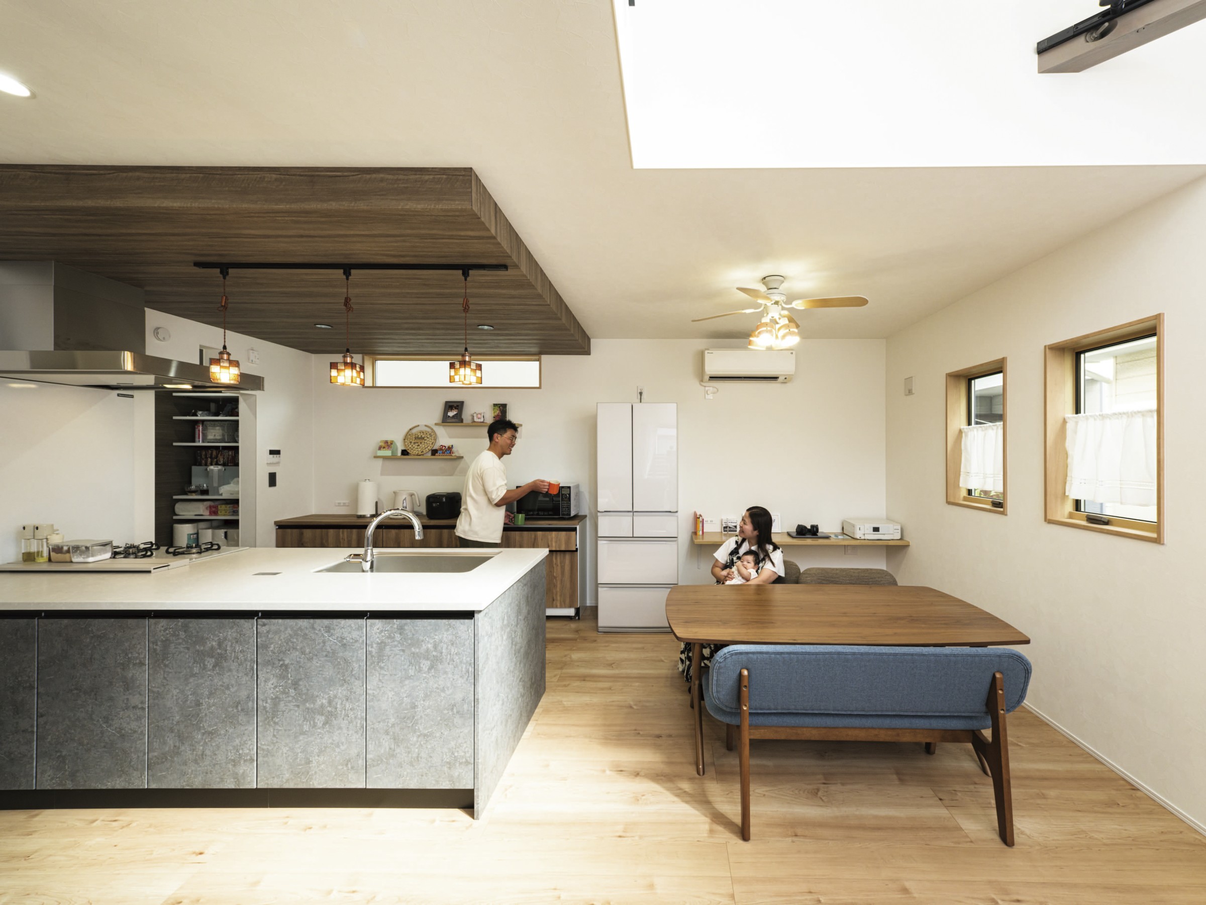 主役級の存在感を放つ、こだわりのキッチン