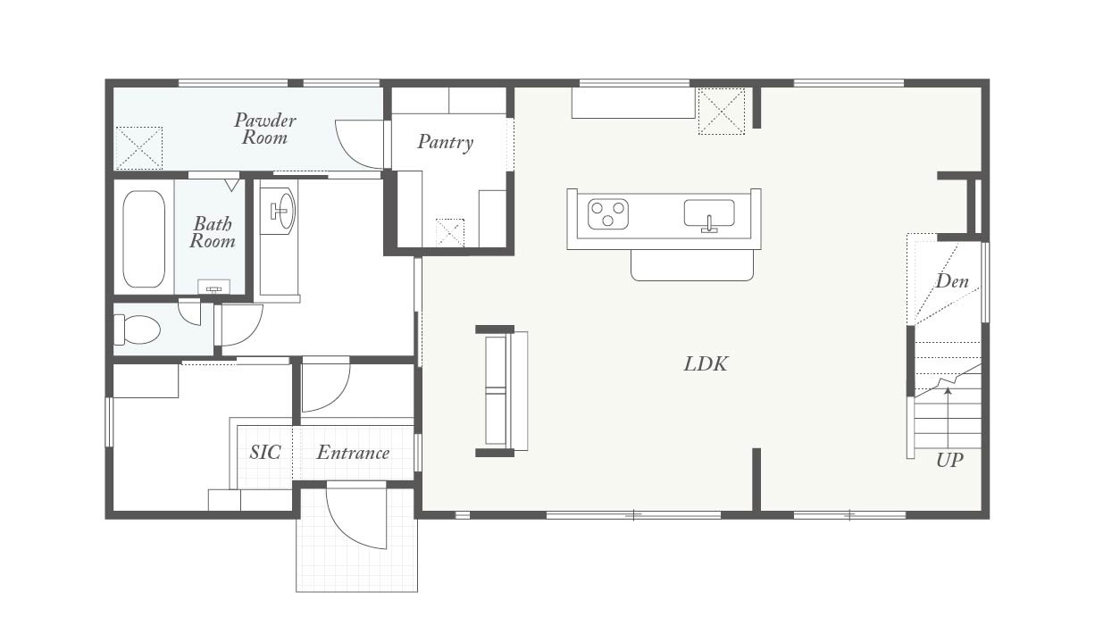 45平米超の広々LDKと雲梯で、家族みんなが楽しめるマイホーム！