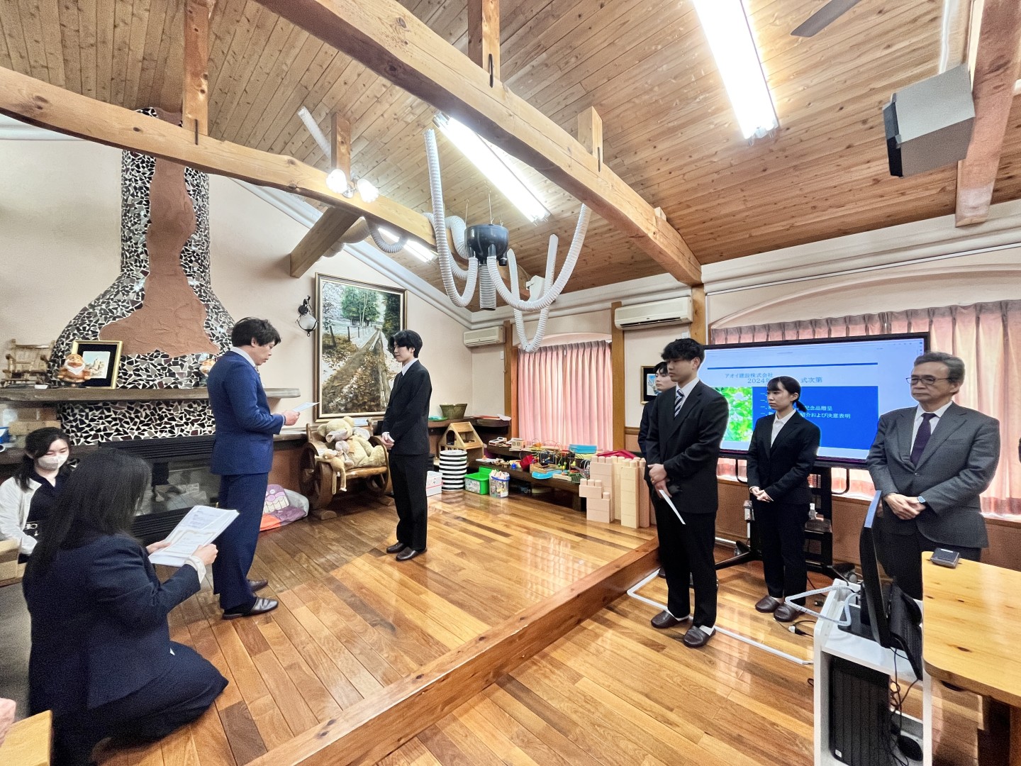 2024年度 アオイ建設入社式を開催しました。